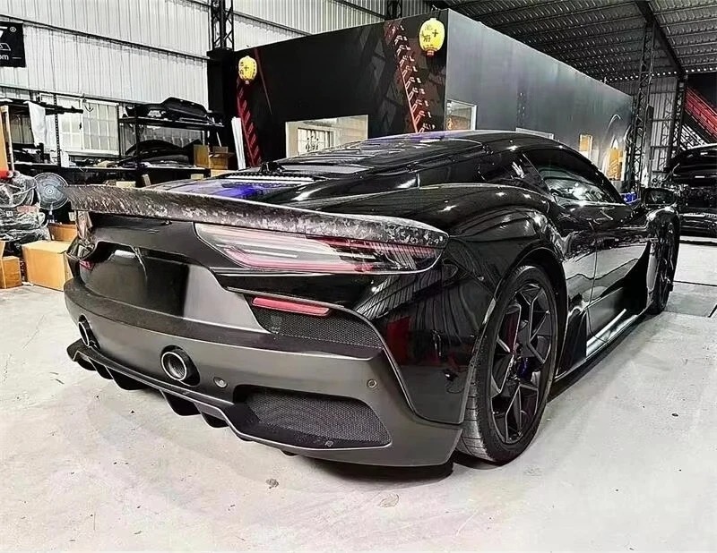 MC20 Carbon Fiber Trunk Wing Spoiler for MC20 Bodykit SD Style Rear Diffuser Lip